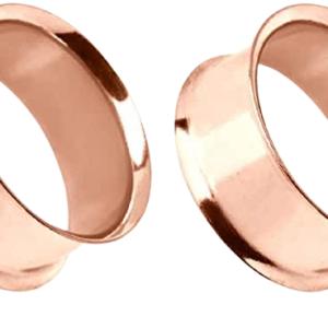 Pierced Owl Rose Gold Plated Stainless Steel Double