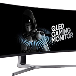Samsung 49-Inch CHG90 144Hz Curved Gaming Monitor (LC49HG90DMNXZA) – Super Ultrawide Screen QLED